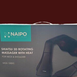 Shiatsu 3D Rotating Massager with Heat